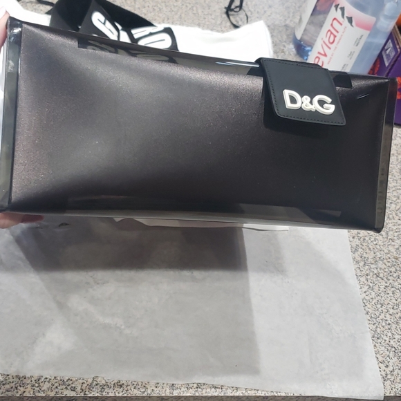 FINAL SALE Dolce & Gabbana clear black PVC bag - Picture 3 of 10